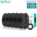 Miniatyrbillede 2 af 2: SUNLU PLA+ Filament, 1,75 mm diameter, printtemperatur 205-215℃,5Sort