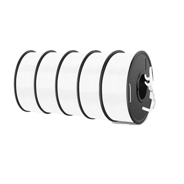 Hög hastighet PLA-filament, 1,75 mm diameter, noll bubbelteknologi,5 Vit