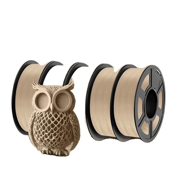 Wood PLA-filament, 1,75 mm diameter, 15% träfiber,Lönnträ PLA