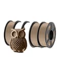Miniatyrbillede 1 af 2: Wood PLA filament, 1,75 mm diameter, 15% træfiber,Træ PLA