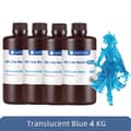 Pikkukuva 1 / 2: 3D-tulostin, UV-hartsin yhteensopivuus, nopea kovettumisteknologia,Tran-Sininen 4 KG