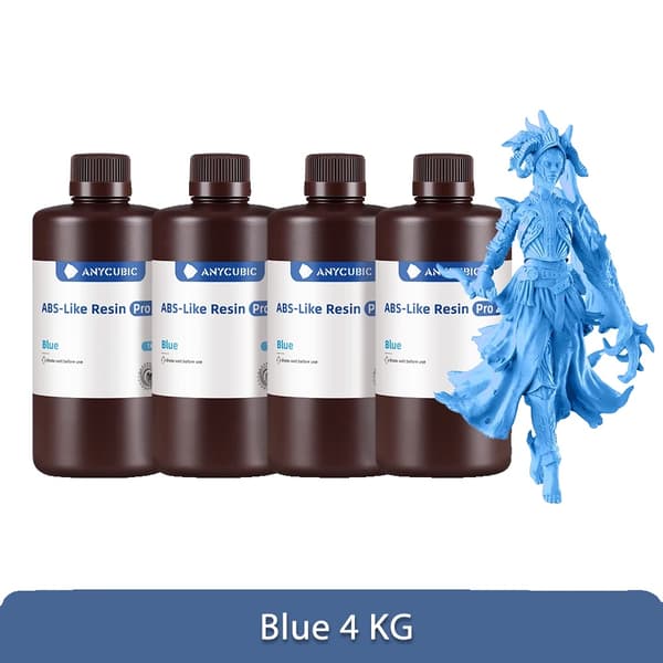3D-tulostin, UV-hartsin yhteensopivuus, nopea kovettumisteknologia,Sininen 4 KG