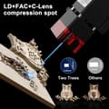 Miniatyrbillede 4 af 4: Lasergraver, 10W effekt, 300 x 300 mm område, 30.000 mm/min hastighed,TO TRÆER TTS-10 Pro, EU