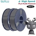 Miniatyrbild 2 av 2: PLA PLUS Filament, 1,75 mm Diameter, 1 kg Vikt, Hög Seghet,Grå