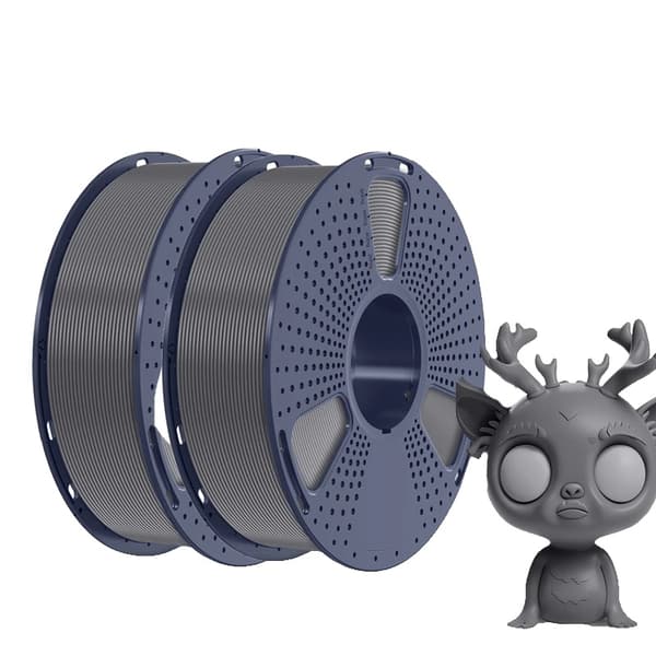PLA PLUS Filament, 1,75 mm Diameter, 1 kg Vikt, Hög Seghet,Grå