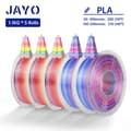 Pikkukuva 2 / 2: JAYO PLA Sateenkaari Filamentti, 1,75 mm Halkaisija, 5 Rullaa,PLA Sateenkaari Mix-1