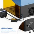 Miniatyrbild 3 av 4: SCULPFUN Lasergravyrkit, 2-i-1 Luftpump & Honungskombinationspanel, Låg ljudnivådesign