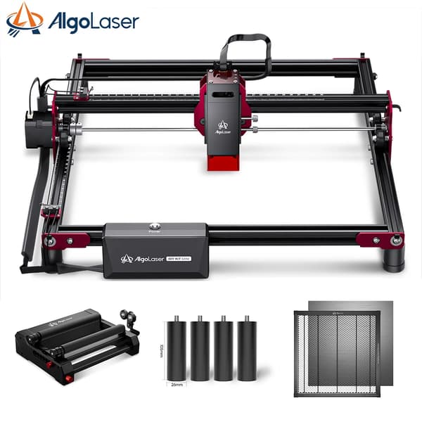 Lasergraver Cutter, 5,5W Effekt, 300x300mm Graveringområde,ALDKM1 sæt 4