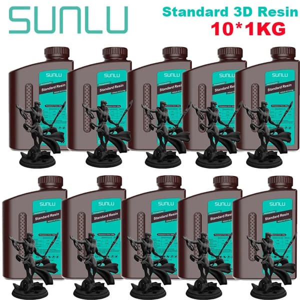 UV-harts för 3D-utskrifter, hög kompatibilitet, snabb prototyptillverkning,Svart-10KG