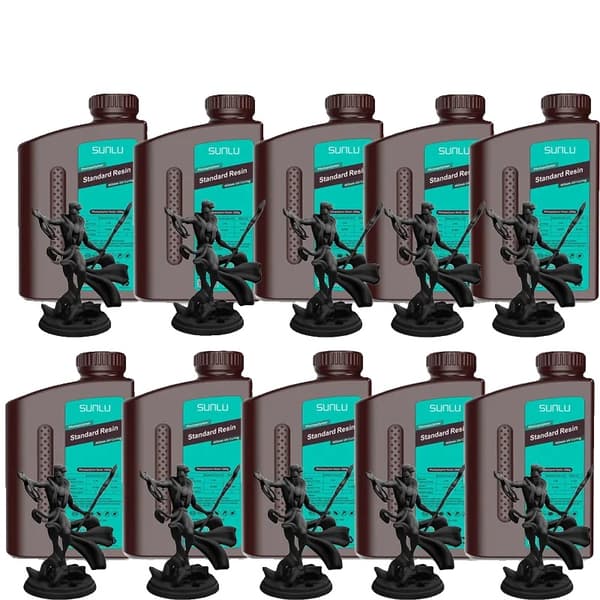 UV-harts för 3D-utskrifter, hög kompatibilitet, snabb prototyptillverkning,Svart-10KG