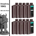 Miniatyrbillede 2 af 2: ABS-lignende fotopolymerharpiks, 10KG hvid, lav lugt,10KG Mørk Grå