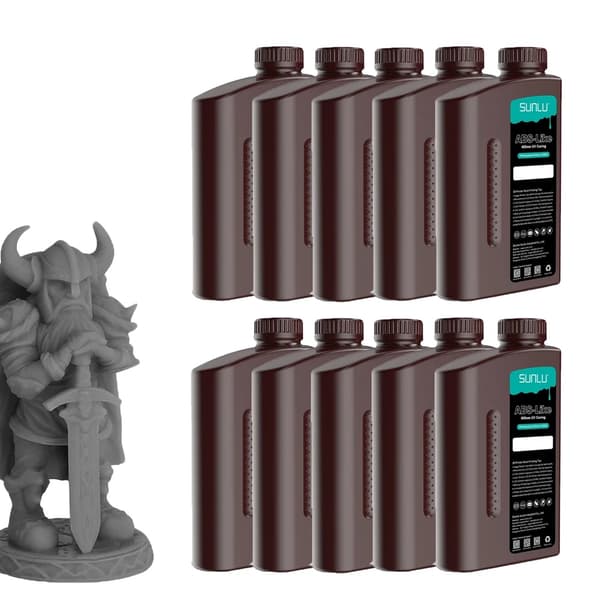 ABS-lignende fotopolymerharpiks, 10KG hvid, lav lugt,10KG Mørk Grå