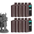 Miniatyrbillede 1 af 2: ABS-lignende fotopolymerharpiks, 10KG hvid, lav lugt,10KG Mørk Grå