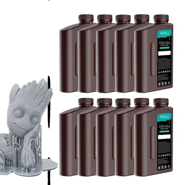 ABS-lignende fotopolymerharpiks, 10KG hvid, lav lugt,10KG Lys Grå