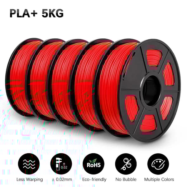 PLA-filament, miljövänligt, precisions tolerans,PLA PLUS-RD 5.5KG