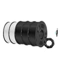Miniatyrbild 1 av 2: SUNLU PLA+ Filament, 1,75 mm Diameter, Utskriftstemperatur 205-215℃,2vit2Svart