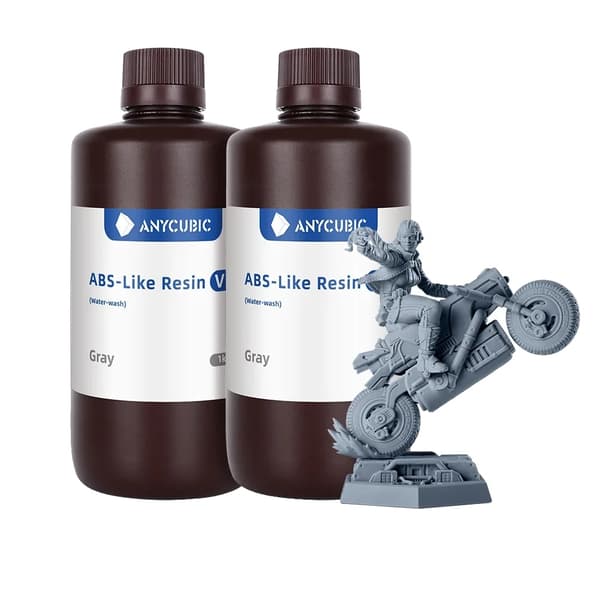 Vattenlöslig ABS-liknande harts, snabbhärdande, hög precision,2 KG Grå