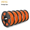Miniatyrbild 2 av 2: SUNLU PETG 3D Filament, Diameter 1,75 mm, Utskriftstemperatur 230-250℃,PETG Orange 5