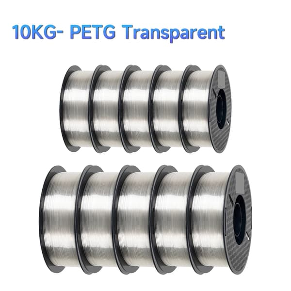 PETG Filament, Stoppfri, Icke-giftig,Transparent