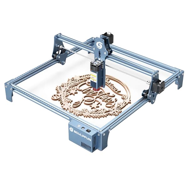 Lasergravyrmaskin, 90W effekt, 410x420mm gravyrstorlek,EU, SCULPFUN S9