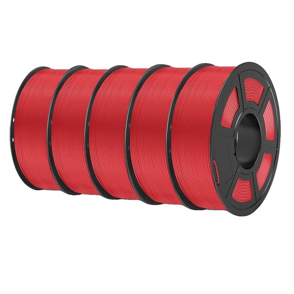 3D-skrivarfilament, 1,75 mm diameter, miljövänligt material,PLA Meta Röd   5.5kg