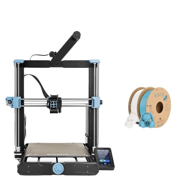 SV06 Plus 3D-printer, høj hastighed 150 mm/s, stor printstørrelse 300x300 mm,SV06P Tilføj 2kg PLA, EU
