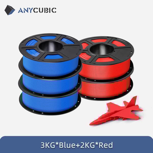 ANYCUBIC PLA-filament, 5KG miljövänligt material, flera färgkombinationer,5KG Kombination H