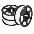 Miniatyrbild 1 av 2: PLA Filament 3 Rullar, 1,75 mm Diameter, Miljövänligt Material,PETG Vit 3Rullar