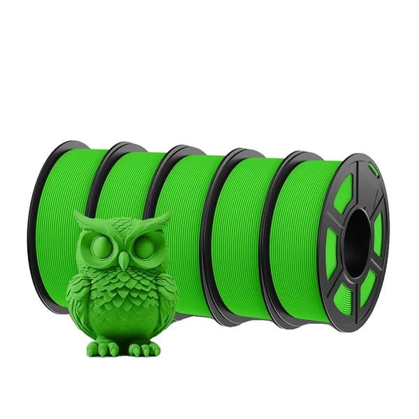 Højhastigheds PETG filament, 1,75 mm diameter, glat mat finish,HSPETG Grøn 5ruller