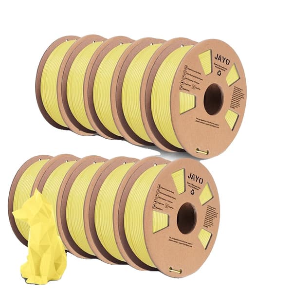 PLA Meta Filament, 1,75 mm diameter, miljövänlig och biologiskt nedbrytbar,PLAMeta-Gul-11KG