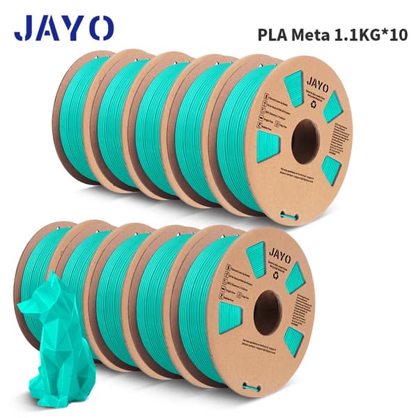 PLA Meta Filament, 1,75 mm diameter, miljøvenlig og biologisk nedbrydelig,PLAMeta-Grøn-11KG
