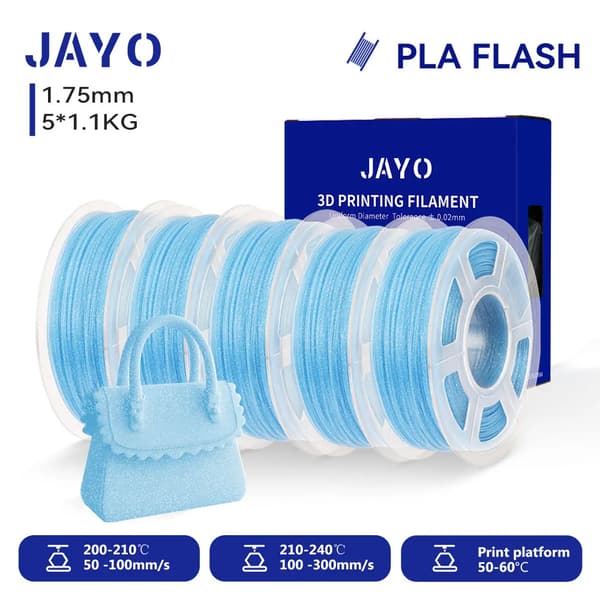 PLA 3D-printfilament, 1,75 mm diameter, høj sejhed,PLA FLASH