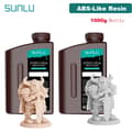 Miniatyrbillede 2 af 2: ABS-lignende harpiks, 1000g, 405nm UV-hærdning, lav lugt,1 Solid Grå 1 Beige