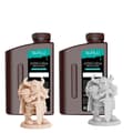 Miniatyrbillede 1 af 2: ABS-lignende harpiks, 1000g, 405nm UV-hærdning, lav lugt,1 Solid Grå 1 Beige