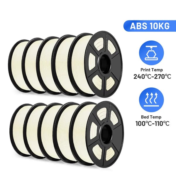 3D Printer Filament, PLA Plus, ABS Kompatibilitet,ABSHVID-10
