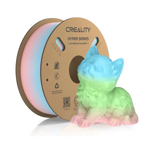 3D-utskriftsfilament, fast form, PLA-material, livliga gradientfärger,Vårsjö