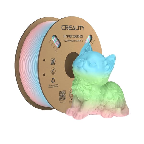 3D-utskriftsfilament, fast form, PLA-material, livliga gradientfärger,Vårsjö