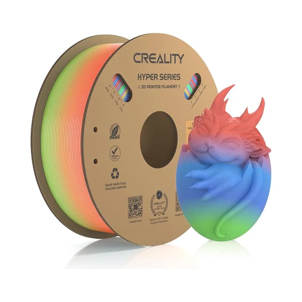 3D-utskriftsfilament, fast form, PLA-material, livliga gradientfärger,Vild Blomma-Kort