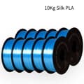 Miniatyrbild 2 av 2: Silk PLA-filament, 1,75 mm diameter, miljövänligt material,Silkeslen himmelsblå