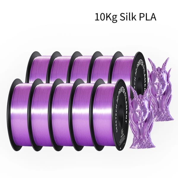 Silk PLA-filament, 1,75 mm diameter, miljövänligt material,PURPUR