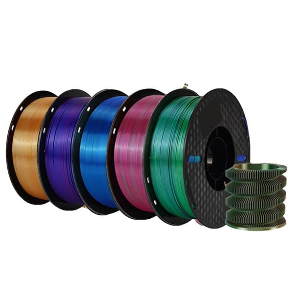 3D-skrivarfilament, PLA-material, 1,75 mm diameter, olika färgblandningar,5kg Triple MIX B