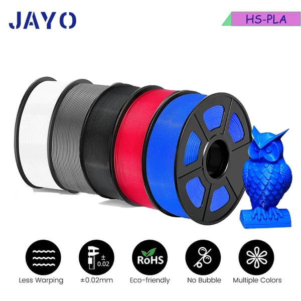 3D Utskriftsfilament, Miljövänligt, Ingen Bubblor,HS-PLA-MIX01-5.5KG