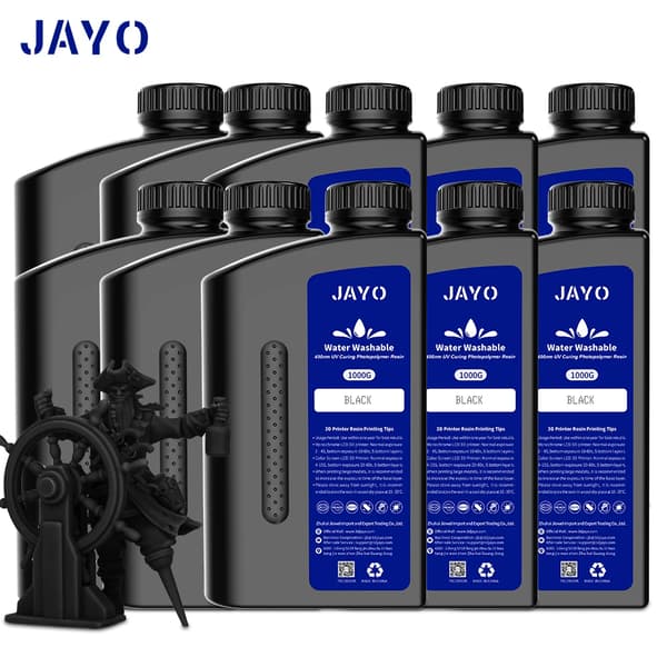 JAYO 3D Print Harpiks, Høj Præcision, Hurtig Hærdning,Vandvask-BK 10KG