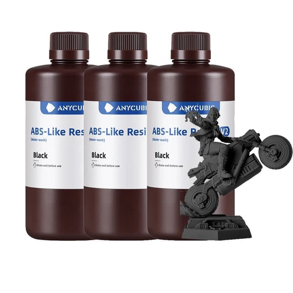 3D-skrivarharpiks, vattenlöslig, hög precision,Svart 3kg