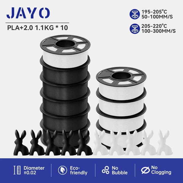 PLA PLUS-filament, miljövänligt material, hög slagstyrka,PLA PLUS 2-5BK 5WT