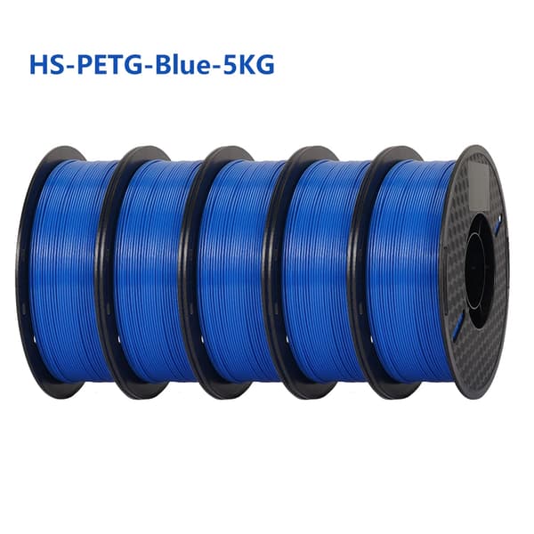 3D-skrivarfilament, hög hastighet PETG, 1,75 mm diameter, 5 kg vikt,5kg Blå