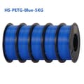 Miniatyrbild 2 av 2: 3D-skrivarfilament, hög hastighet PETG, 1,75 mm diameter, 5 kg vikt,5kg Blå