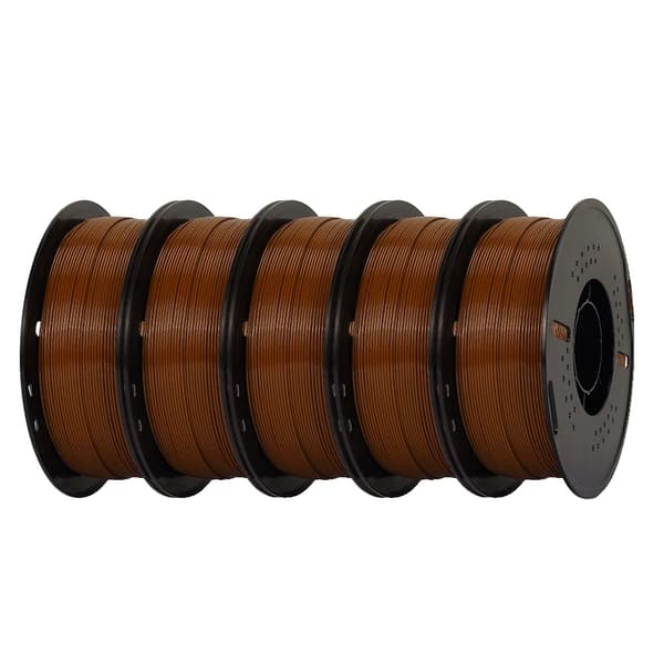 3D-skrivarfilament, hög hastighet PETG, 1,75 mm diameter, 5 kg vikt,5kg Brun