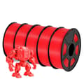 Miniatyrbillede 1 af 2: 3D Filament, Diameter 1,75 mm, Udskrivningshastighed 50-100 mm/s, Udskrivningstemperatur 200°C-215°C,5RØD