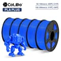Miniatyrbild 2 av 2: 3D Filament, Diameter 1,75 mm, Utskriftshastighet 50-100 mm/s, Utskriftstemperatur 200°C-215°C,5BLÅ